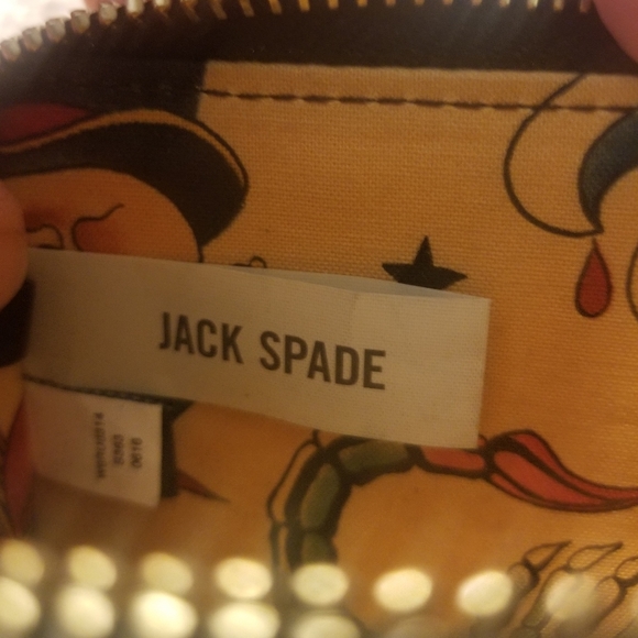 Jack Spade Accessories Rare Brown Leather Jack Spade Zip Around